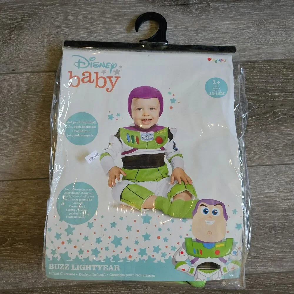 Disguise Disney Buzz Lightyear Toy Story Size 12-18MO Infant Baby Costume